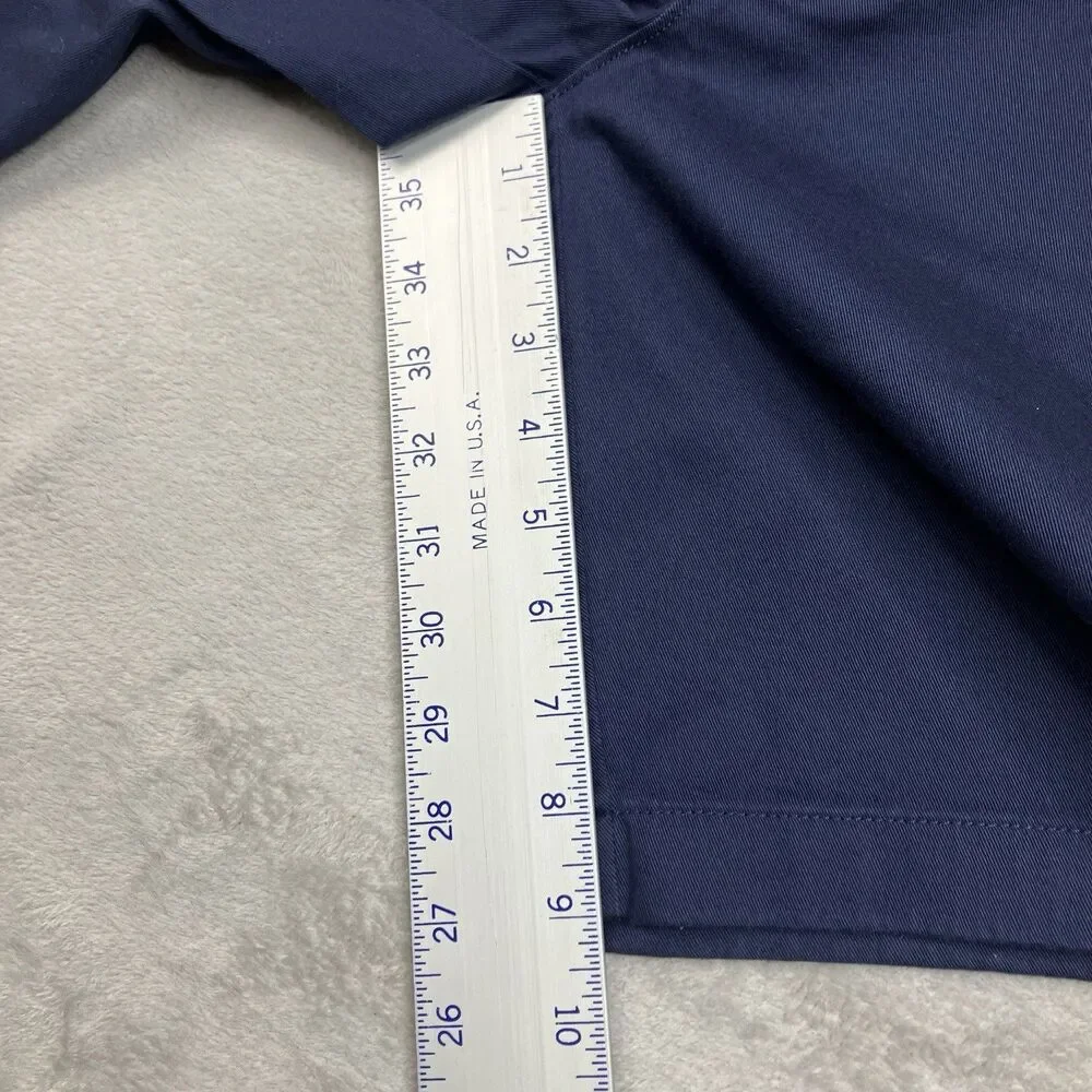 J Crew Flex Chino Shorts Mens 32‎ Blue 9” Inseam Stretch Flat Front Summer H5020